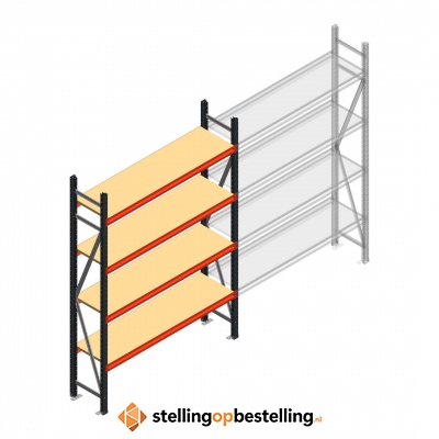 Beginsectie AR grootvakstelling 2250x1610x400 - 4 niveaus