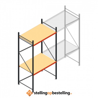 Beginsectie AR grootvakstelling 3000x1610x1000 - 2 niveaus