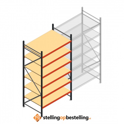 Beginsectie AR grootvakstelling 3000x1610x1000 - 6 niveaus
