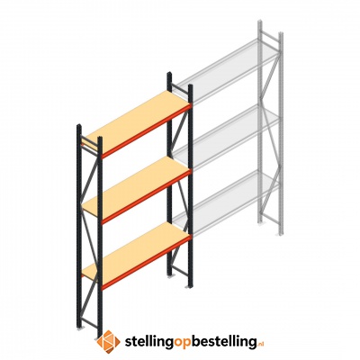 Beginsectie AR grootvakstelling 3000x1610x500 - 3 niveaus