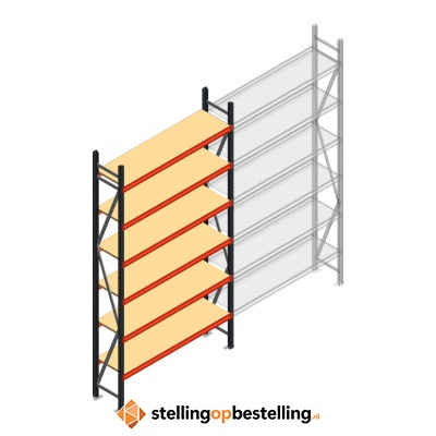 Beginsectie AR grootvakstelling 3000x1610x500 - 6 niveaus