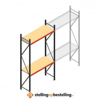 Beginsectie AR grootvakstelling 3000x1610x600 - 2 niveaus