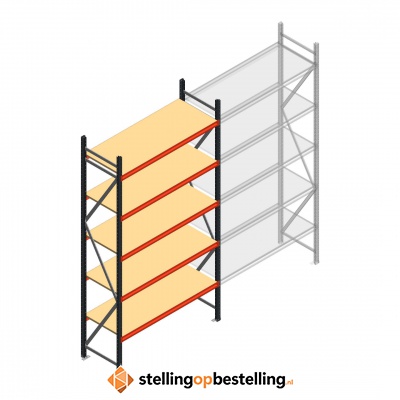 Beginsectie AR grootvakstelling 3000x1610x600 - 5 niveaus