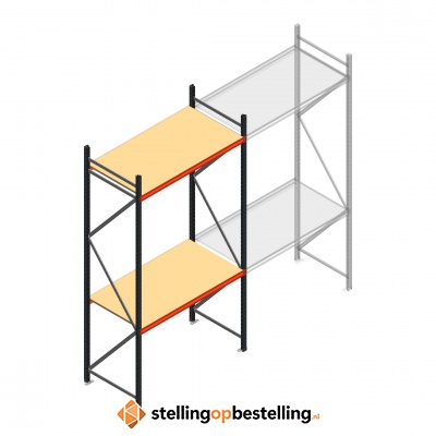 Beginsectie AR grootvakstelling 3000x1610x800 - 2 niveaus