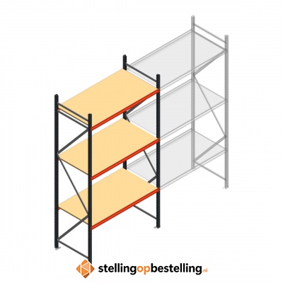 Beginsectie AR grootvakstelling 3000x1610x800 - 3 niveaus
