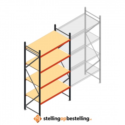 Beginsectie AR grootvakstelling 3000x1610x800 - 4 niveaus