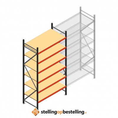 Beginsectie AR grootvakstelling 3000x1610x800 - 6 niveaus