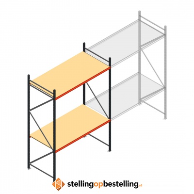 Beginsectie AR grootvakstelling 3000x1850x1000 - 2 niveaus