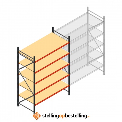 Beginsectie AR grootvakstelling 3000x1850x1000 - 5 niveaus