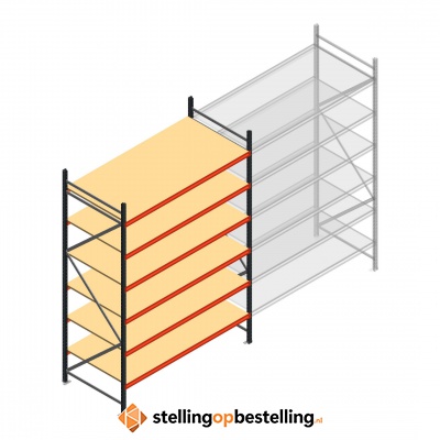Beginsectie AR grootvakstelling 3000x1850x1000 - 6 niveaus