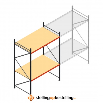 Beginsectie AR grootvakstelling 3000x1850x1200 - 2 niveaus