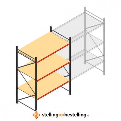 Beginsectie AR grootvakstelling 3000x1850x1200 - 3 niveaus