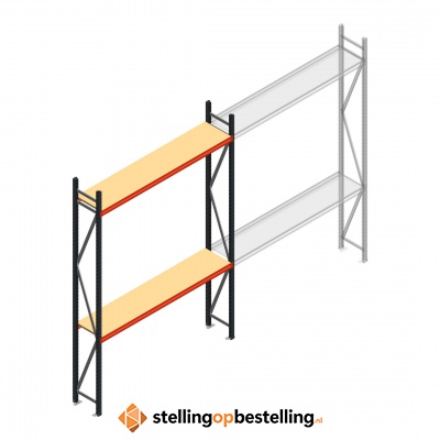 Beginsectie AR grootvakstelling 3000x1850x400 - 2 niveaus