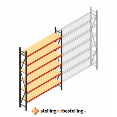 Beginsectie AR grootvakstelling 3000x1850x400 - 6 niveaus