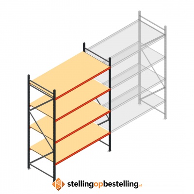 Beginsectie AR grootvakstelling 3000x2250x1000 - 4 niveaus