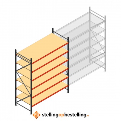 Beginsectie AR grootvakstelling 3000x2700x1000 - 6 niveaus