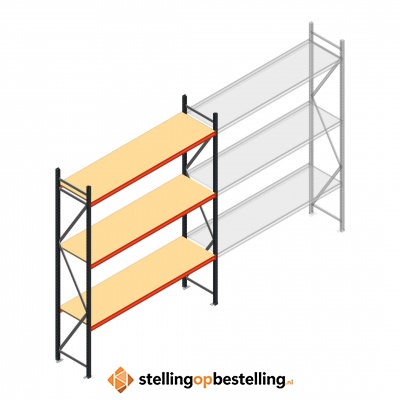 Beginsectie AR grootvakstelling 3000x2700x600 - 3 niveaus