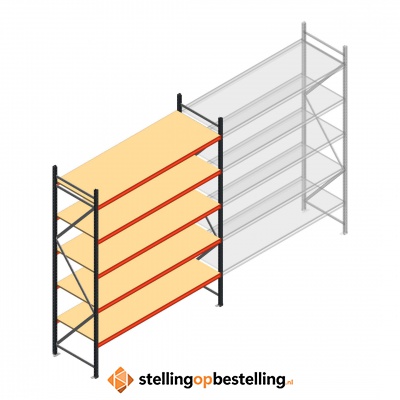 Beginsectie AR grootvakstelling 3000x2700x800 - 5 niveaus