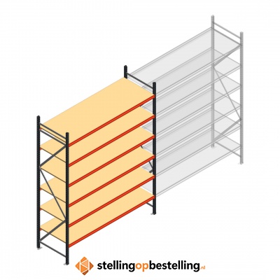 Beginsectie AR grootvakstelling 3000x2700x800 - 6 niveaus