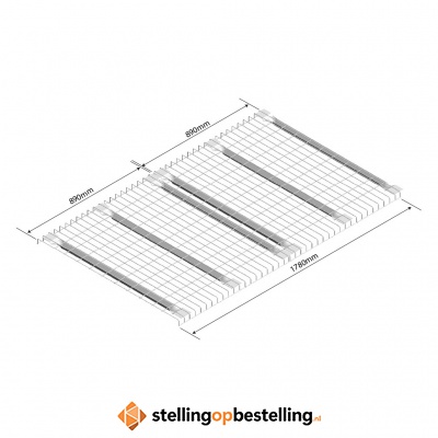 Draadroosterlegborden AR niveau voor 1850mm palletstelling