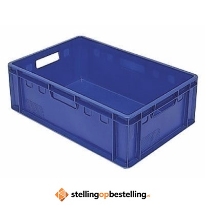 Euronormkratten EN. 600x400x200mm Blauw