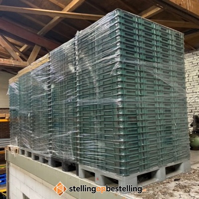 Gebruikte Kunststof Stapelbakken Magazijnbakken Kratten 400x300x75