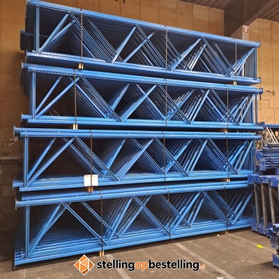 Gebruikte Stow palletstelling 5000x2700x900 - 3 niveaus beginsectie