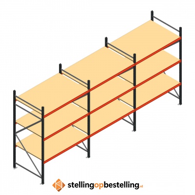 Grootvakstelling voordeelrij AR 2250x5038x1000 - 3 niveaus