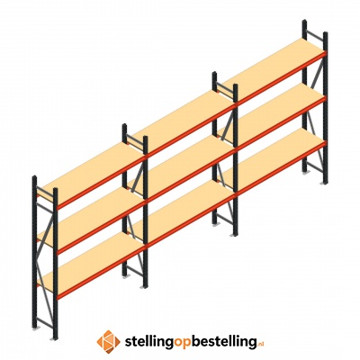 Grootvakstelling voordeelrij AR 2250x5038x400 - 3 niveaus