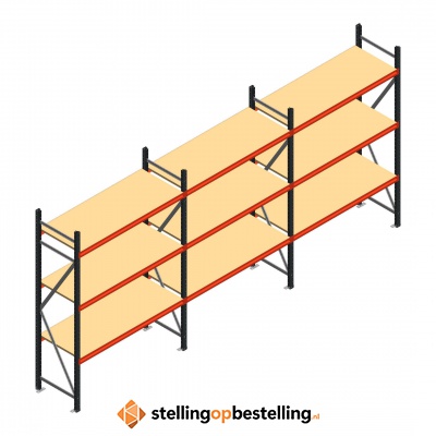 Grootvakstelling voordeelrij AR 2250x5038x600 - 3 niveaus