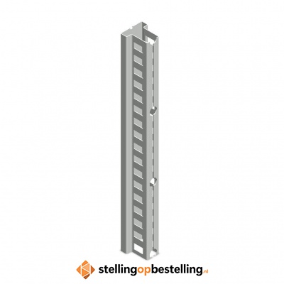 Stijl 2000 mm verzinkt voor Medium Duty Legbordstelling