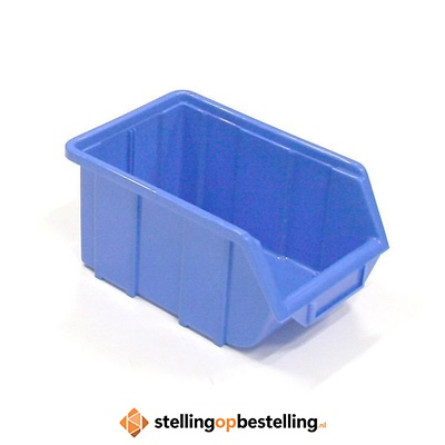 Magazijnbak BT type 3 Blauw 250x165x125mm (lxbxh) kunststof