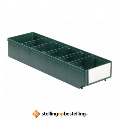 Magazijnbak, Magazijnstellingbak, Kunststof bak RK 500x152x83 groen