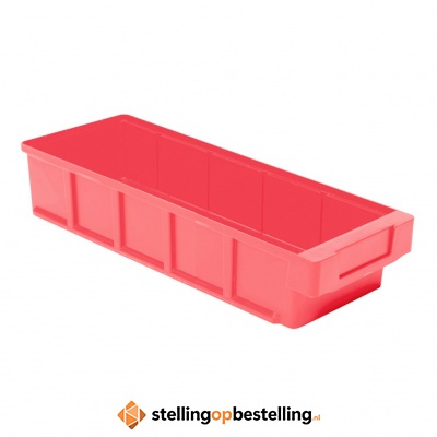 Plastic Bak, Magazijnbak, Magazijnstellingbak VKB 300x152x83 rood