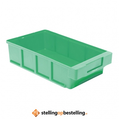 Plastic Bak, Magazijnbak, Magazijnstellingbak VKB 300x186x83 groen