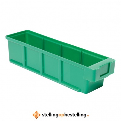 Plastic Bak, Magazijnbak, Magazijnstellingbak VKB 300x93x83 groen