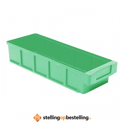 Plastic Bak, Magazijnbak, Magazijnstellingbak VKB 400x152x83 groen