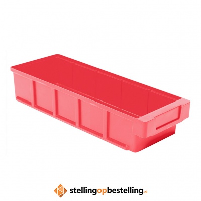 Plastic Bak, Magazijnbak, Magazijnstellingbak VKB 400x152x83 rood