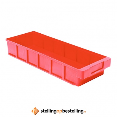 Plastic Bak, Magazijnbak, Magazijnstellingbak VKB 400x186x83 rood