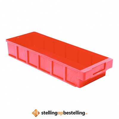 Plastic Bak, Magazijnbak, Magazijnstellingbak VKB 400x186x83 rood