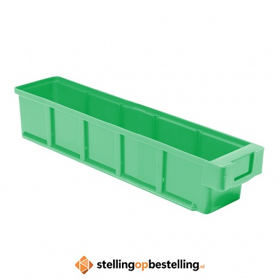 Plastic Bak, Magazijnbak, Magazijnstellingbak VKB 400x93x83 groen