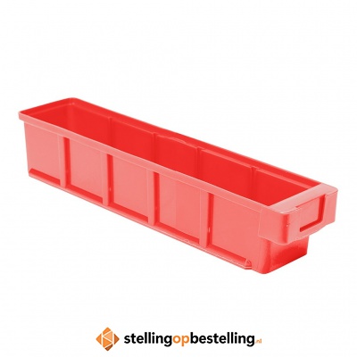 Plastic Bak, Magazijnbak, Magazijnstellingbak VKB 400x93x83 rood