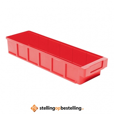 Plastic Bak, Magazijnbak, Magazijnstellingbak VKB 500x152x83 rood