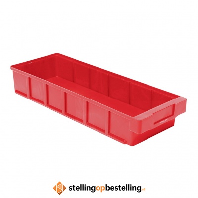 Plastic Bak, Magazijnbak, Magazijnstellingbak VKB 500x186x83 rood