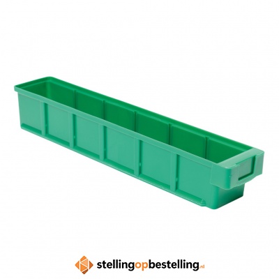 Plastic Bak, Magazijnbak, Magazijnstellingbak VKB 500x93x83 groen