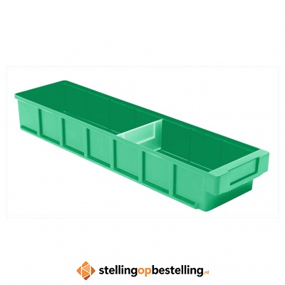 Plastic Bak, Magazijnbak, Magazijnstellingbak VKB 600x152x83 groen