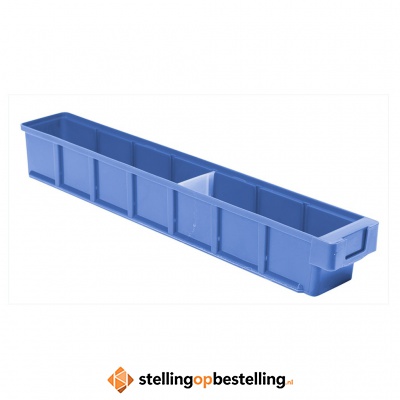 Plastic Bak, Magazijnbak, Magazijnstellingbak VKB 600x93x83 blauw