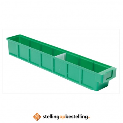 Plastic Bak, Magazijnbak, Magazijnstellingbak VKB 600x93x83 groen