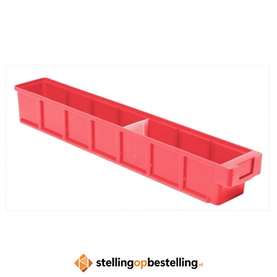 Plastic Bak, Magazijnbak, Magazijnstellingbak VKB 600x93x83 rood