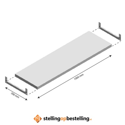 Niveau Legbord Light Duty 1000x300mm (bxd)